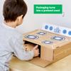 KiwiCo Bake-a-Cake Stand Mixer | Play Kitchen | Kids Baking Gift Set Ages 3+ | Learn Early Math with Wooden Play Set | Includes Ingredients, Mixer, Measuring Spoons & Recipe Cards view 3
