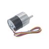MANHONG Electric Small Motor 37mm Diameter Gearbox, Low Noise, Long Life, High Torque, 12v Brushless DC Gear Motor, Silent Brushless Gear Motor JGB37-3525 (Speed(RPM) : 12V 160RPM) view 2