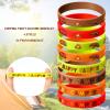Chivao 24 Pcs Camping Party Favors Silicone Bracelets Camping Theme Rubber Wristbands Happy Camper Rubber Bracelets for Adventure Birthday Party Supplies and Decorations view 2