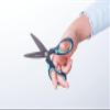 Pelikan griffix School Scissors Round Scissors for Right Handed Users, Blue, Pack of 1 view 3