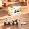Cubika Wooden Clever Puppies Train Toy  Magnetic Dog-Themed Wood Toy Playset for Toddlers 18 Months+  Montessori Toy for Fine Motor Skills and Imaginative Play view 2