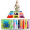 Art3d Liquid Fusion Activity Play Mat for Kids, Pack of 9 Tiles 12" X 12", Multi-Color view 1