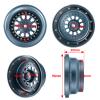 AXSPEED 4pcs Aluminium Beadlock Wheels 1:7 RC Wheel Hubs Rims for UDR Unlimited Desert Racer Crawler Car Upgrade Parts view 2