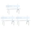 3Pcs Shelf Sitters Figurines Bench Dangling Legs Figurines Bench Miniature Dollhouse Park Dollhouse Furniture Decoration view 1