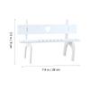 3Pcs Shelf Sitters Figurines Bench Dangling Legs Figurines Bench Miniature Dollhouse Park Dollhouse Furniture Decoration view 2