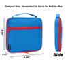 KISLANE Storage Case Compatible with 24 Bakugan Figures, BakuCores, Case Compatible with 24 Bakugan Figures with Zipper Pocket for Accessories, Bag Only (Blue) view 4