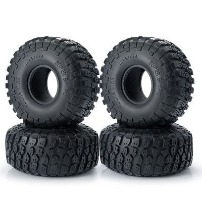 2.2inch 150mm Rubber RC Tires, 4pcs 1/10 Tire Set Wheel Tires Tyres for Axial Wraith 90048 RR10 Crawler Car Parts