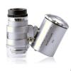 Lab Microscope Slides Mini 60X Magnifier Microscope Jeweler with LED Light Microscope Parts view 3