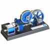 Chnkous Electromagnetic Pneumatic Engine Hot Air Stirling Engine Motor Model Education Desk Toy Kit view 2