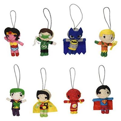 A G I Superhero String Dolls Charms - Set of 10 Danglers