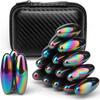 Rattle Magnets Snake Eggs for Adults, Magnetic Stones Oval Science Kit Toy, Fidget Toys Bulk for Stress Ball & Decoration for Home Office Refrigerator Ferrite Putty Holiday Stocking Sutffer 18 Pack view 1