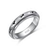 Ladytree Spinner Fidget Ring S925 Sterling Silver Cute Cat Animal Anxiety Worry Band Fidget Stress Relieving Boredom ADHD Autism Rings for Women Men,Size 7 view 1