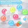 8 Pieces Glowing Sticky Balls, Very Elastic Squishy Balls That Glow in The Dark and Stick to The Ceiling, Ceiling Balls Great for Children's Parties, Stress Relieving Balls for Stress and Anxiety . view 2