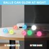 8 Pieces Glowing Sticky Balls, Very Elastic Squishy Balls That Glow in The Dark and Stick to The Ceiling, Ceiling Balls Great for Children's Parties, Stress Relieving Balls for Stress and Anxiety . view 3