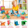 ALASOU Baby Cartoon Car Toys with Playmat/Storage Bag|1st Christmas Birthday Gifts for Toddler Age 1-2|Baby Toys for 1 2 3 Year Old Boy|1 2 Year Old Boy Gift for Infant|Stocking Stuffers for Kids view 4