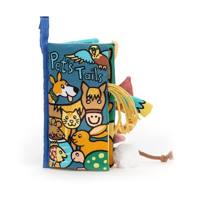 Jellycat Pet Tails: A Soft Activity Baby Book Children's Book - Baby Gift
