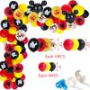 221 Pcs Red 3rd Birthday Party Decorations, Wild Three Balloons Arch Garland Kit, Third Bday Backdrop, TableCloth, Tableware for Boys 3th Birtdhay Party Supplies view 2