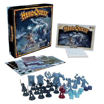 Avalon Hill HeroQuest The Frozen Horror Quest Pack, Dungeon Crawler Game for Ages 14+, Requires HeroQuest Game System to Play