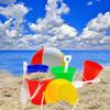 The Dreidel Company Beach Day Playsets (Pack of 12) 5.25" Sand Bucket Play Set Box Includes, Pail & Shovel Sand Toy for Boys and Girls Birthday Party Favor view 2