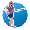 Zugar Land 40" Rock Inflatable Guitars (4 Pack)  80s Rock n Roll Party Decorations, DJ Dance Vinyl Props Multicolor view 2
