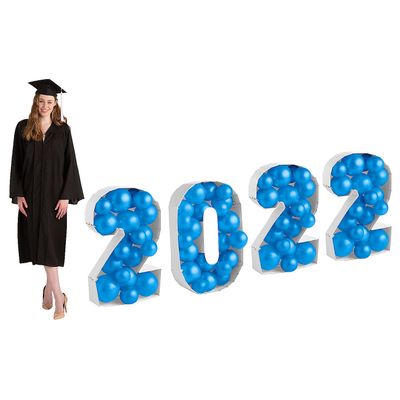 2022 Stand-Up Mosaic Kit with Blue Balloons - 148 Pc.