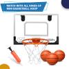 6 INCH PVC Mini Basketball Toys for Indoor Over Door Hoops, Soft 6" Small Balls Rubber for Pool, Beach, Yard, Lawn, Outdoor, Classroom, Little Playgound Ball for Kids Boys Girls (4PCS with Air Pump) view 3