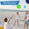 Umnodobn 6 Inch PVC Mini Basketball for Indoor Mini Hoops, Soft 6" Rubber Small Repacement Balls for Over Door Hoop Sets, Little Beach Ball for Outdoor Yard Lawn (6 PCS with Air Pump) view 4