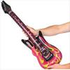 Zugar Land Red Hot Fiery Flame Rock Inflatable Guitar (3 Pack) Rock Star Style. 42". Vinyl. view 2
