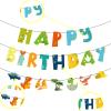 BIEUFBJI Dinosaur Banner - Dinosaur Theme Party Decoration, Indoor/Outdoor Hanging Decor, Kids Birthday Party Set view 3