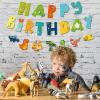 BIEUFBJI Dinosaur Banner - Dinosaur Theme Party Decoration, Indoor/Outdoor Hanging Decor, Kids Birthday Party Set view 4