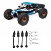 RC Car Body Clips Steel Rubber Clips RC Body Clip Retainers for Lasernut U4 1/10 Black view 3