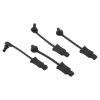 RC Car Body Clips Steel Rubber Clips RC Body Clip Retainers for Lasernut U4 1/10 Black view 4