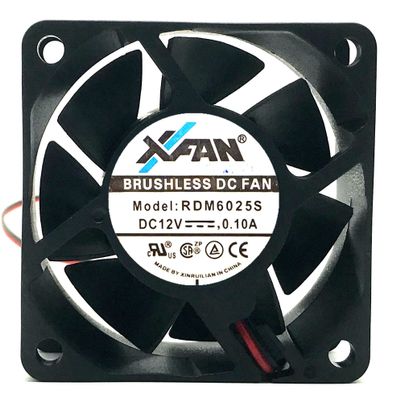 for RDM6025S 6025 Fan DC12V 0.10A 6CM 60mm Cooling Fan