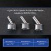 Lab Microscope Slides 861DW Quick 1300A Microscope Nozzle NK2060W NK2070W NK2090W Curved Hot Air Gun Nozzle Microscope Parts (Caliber : Full Set) view 3