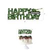 Camouflage Army Party decoration Birthday Party, We Are Proud Of You, Cake with 3D Paper Centerpiece Camouflage Spiral Hanging Decoration Cake Planting Flag view 3