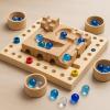 FUTUREPLUSX 75PCS Blue Marbles Bulk, for Kids Marble Run Games, Fillers Aquarium Pebbles view 3