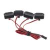 DKKY RC Car Lights LED Spotlights 1/10 Scale RC Crawler Accessories for Axial SCX10 90046 Traxxas TRX4 TRX6 Wraith RR10 MST Redcat Gen8 (4 Dual Lights Without Controller) view 4