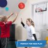 Umnodobn 6 Inch Mini Basketballs for Toddlers Kids Teenagers, 6 Pack 6" Basketball Set with Pump Durable PVC Basketballs for Mini Over Door Hoop Pool Beach Balls for Swimming Pool, Indoor, Outdoor view 4