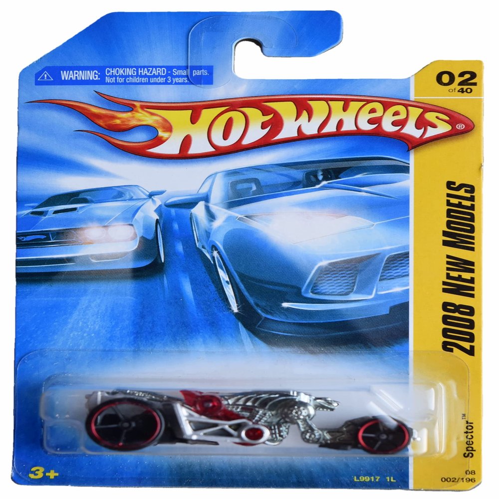 Hot Wheels Spector, 2008 New Models 2/40 - Silver/red