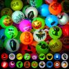 MGparty 90 PCS Halloween Glow in The Dark Bouncy Balls 18 Theme Designs Bouncing Balls for Kids Girls Boys Halloween Party Favors Supplies Trick or Treating Goodies Bag Gifts Fillers view 1