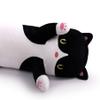 Yeqivo Soft Plush Cute Cat Body Pillow, Long Stuffed Cat Plush Toy Kitten Throw Pillow Gift for Kids, Girlfriend (90CM, White&Black) view 2