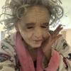 Mosicke Old Man Mask Latex Elder Halloween Mask Old Person Cosplay Mask with Gray Wig (women) view 2