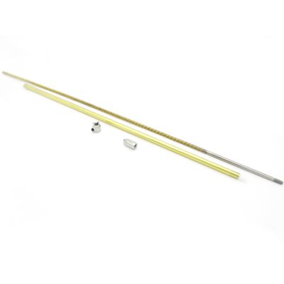 RC Boat 4.76mm 3/16" Flexible Shaft 520mm Drive Cable Propeller Drive Dog Kits for RC Speed Boat Mono Racing Yacht (Left Hand)