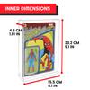 EVORETRO Action Figure Display Case Protector Compatible with Star Wars, Marvel Legends, GI-Joe 3.75 in Carded Action Figures, Anti-UV Thick Durable Clear Acrylic Box, Lasts for Years to Come - 2 Pack view 4