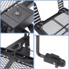LAFEINA RC Car Metal Trailer with Four Tires Wheels for 1/10 RC Crawler Car SCX10 TRX-4 KM2 D90 Redcat Gen8 view 3