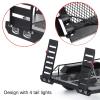 LAFEINA RC Car Metal Trailer with Four Tires Wheels for 1/10 RC Crawler Car SCX10 TRX-4 KM2 D90 Redcat Gen8 view 4