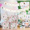 Kreatwow Woodland Baby Shower Decoration Woodland Party Balloon Boxes Pink Floral Theme Its A Baby Girl Party Jungle Welcome Baby Decor Woodland Animal Theme Boxes for Spring Wildflower Party view 3