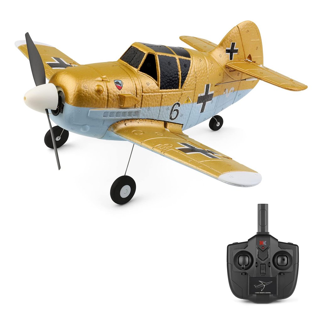 GoolRC RC Plane, WLtoys A250 RC Airplane, 2.4GHz 4CH Remote Control Airplane with 6-Axis Gyro, Easy to Fly RC Aircraft Flight Toys for, Adults and s