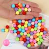 Laviesto 0.47inch(12mm) Game Replacement Marbles Balls,96pcs Acrylic Balls for Rainbow Bead Game,Color Sorting Marble,DIY Craft(8 Colors) view 2