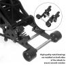 Rc Wheel Wheelie Bar Assembly Up Wheel with Front Bumper Set Compatible with LMT 1:8 Rc Truck Car Model Accessory view 2